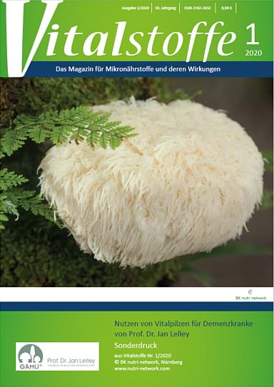 Zeitschrift "Vitalstoffe - Das Magazin für Mikronährstoffe und deren Wirkungen"